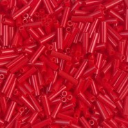 Miyuki Bugles 6mm kralen - Opaque dark red BGL2-408